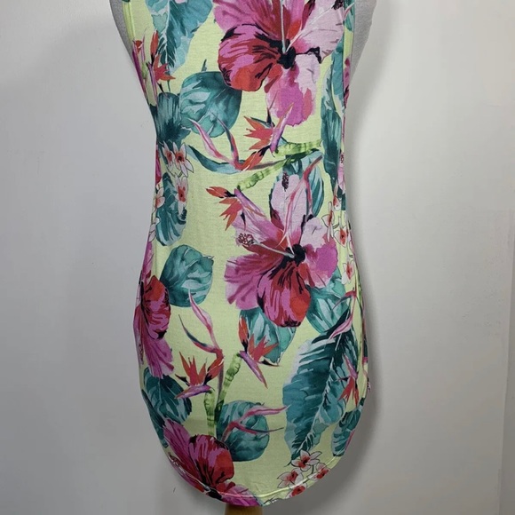 Dorothy Perkins Cami Top Tropical Stretch Sleeveless Floral Multicoloured UK 12 - Picture 11 of 11